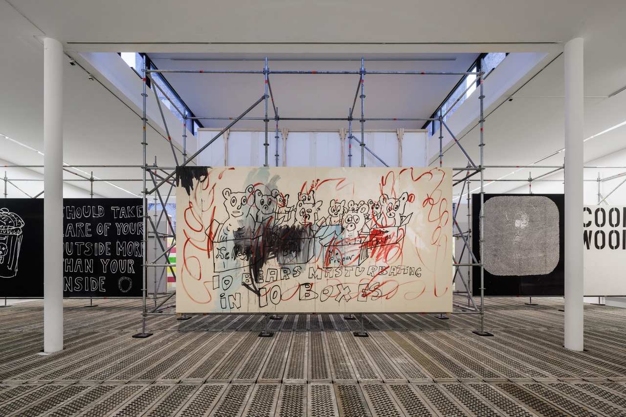 „Michel Majerus: Early Works“, KW Institute for Contemporary Art, Berlin, 2022, Ausstellungsansicht