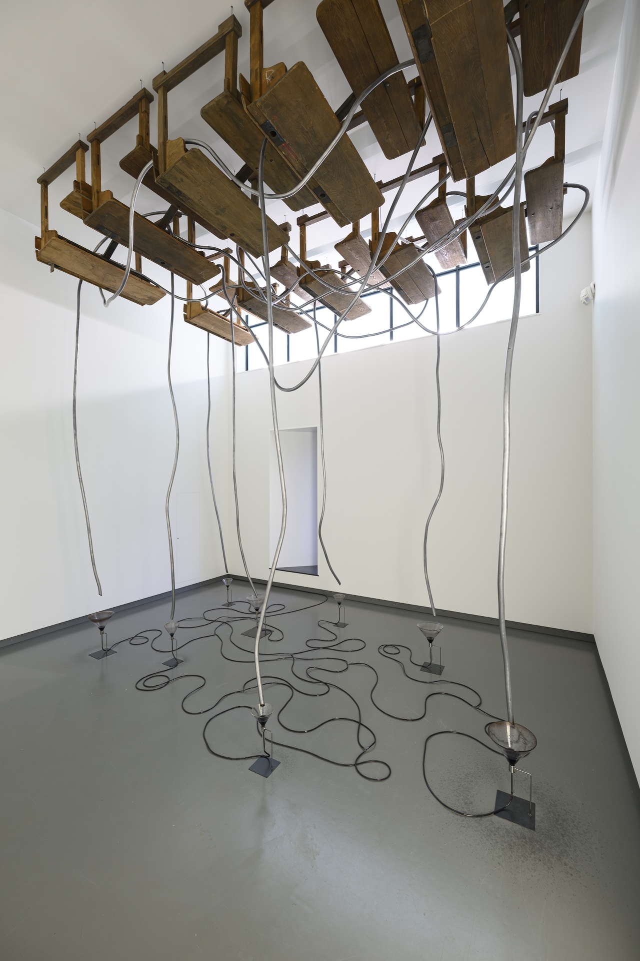 Rebecca Horn, “The Moon, the Child, and the River of Anarchy,” 1992