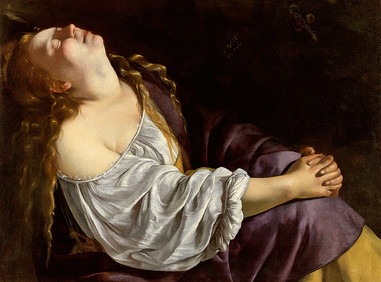 Artemisia Gentileschi, „Maria Maddalena in estasi“ (Mary Magdalene in Ecstasy / Maria Magdalena in Ekstase), 1623