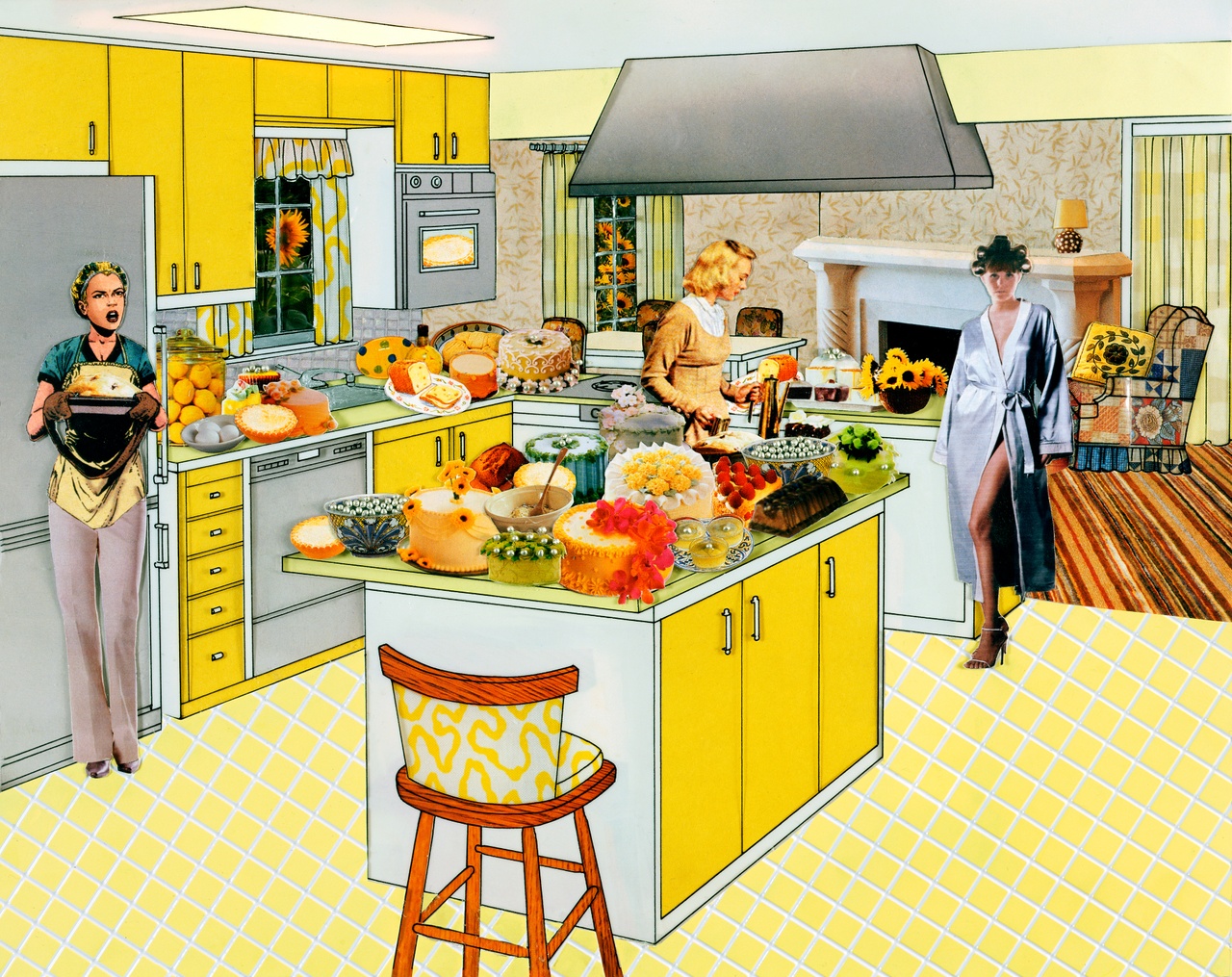 Laurie Simmons, “The Instant Decorator (Yellow Kitchen),” 2003