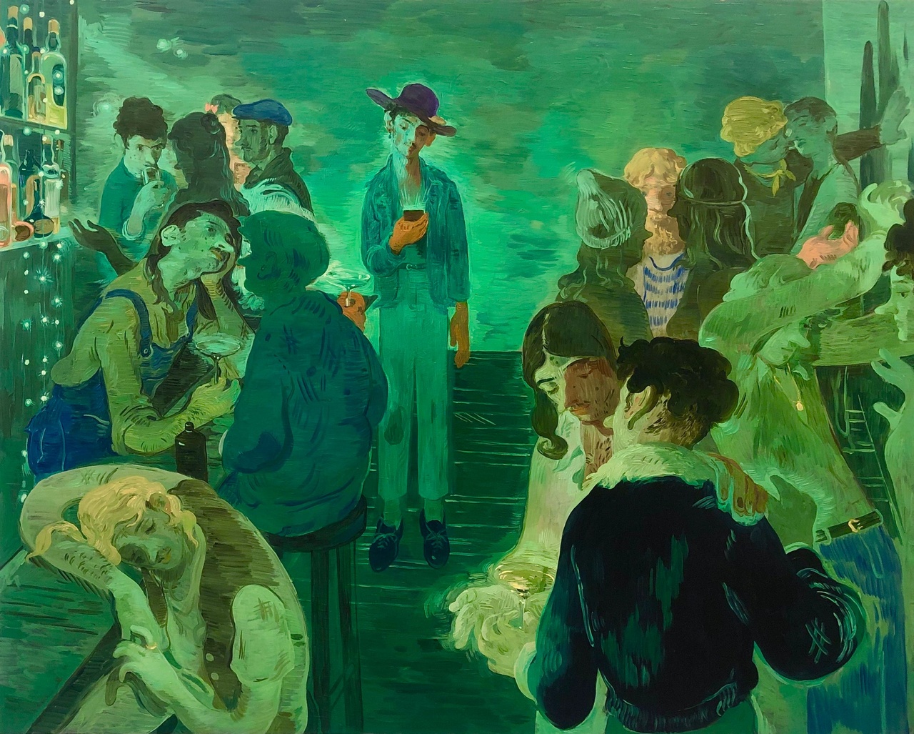 Salman Toor, “Bar Boy,” 2019
