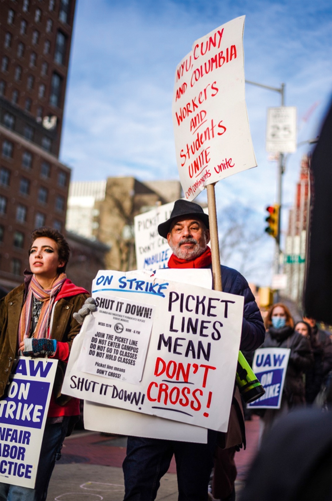 Columbia-University-Streik / strike, New York, 2021