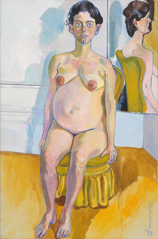 Alice Neel, “Margaret Evans Pregnant,” 1978