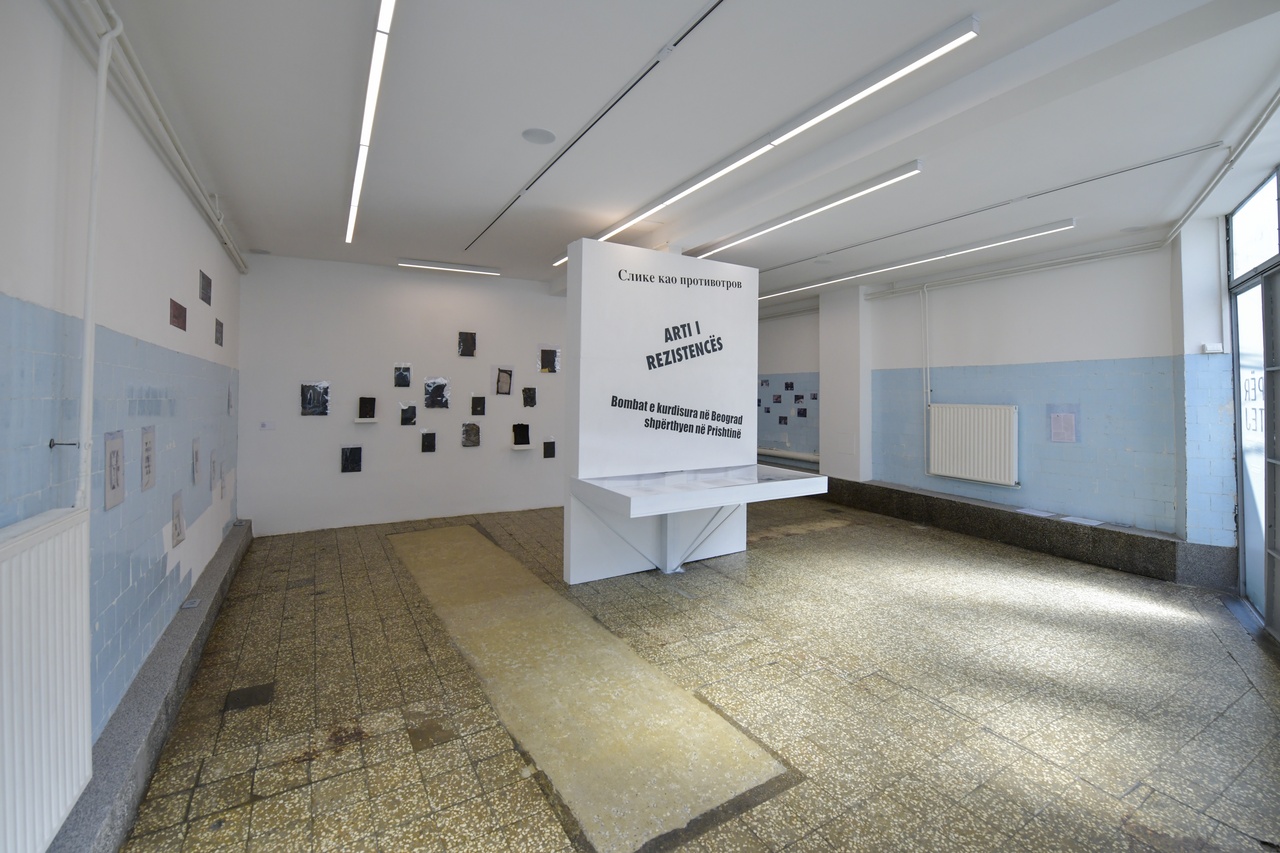 “PËRTEJ–Archiving Transition,” Manifesta 14, 2022, installation view