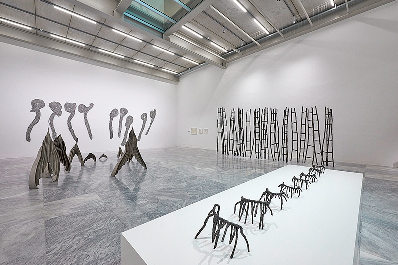 „Rosemarie Castoro: Land of Lashes“, MAK, Wien, 2023, Ausstellungsansicht