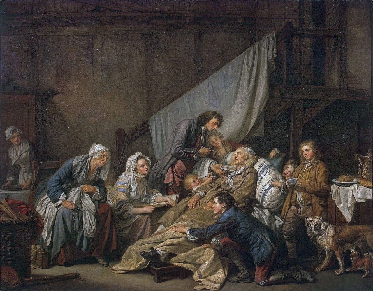 Jean-Baptiste Greuze, „Kindesliebe“, 1763