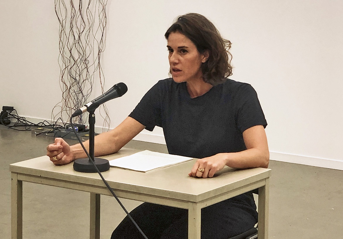 Anne Schäfer as Annika Bender, “Diversity United,” Hamburger Kunstverein, September 7, 2021