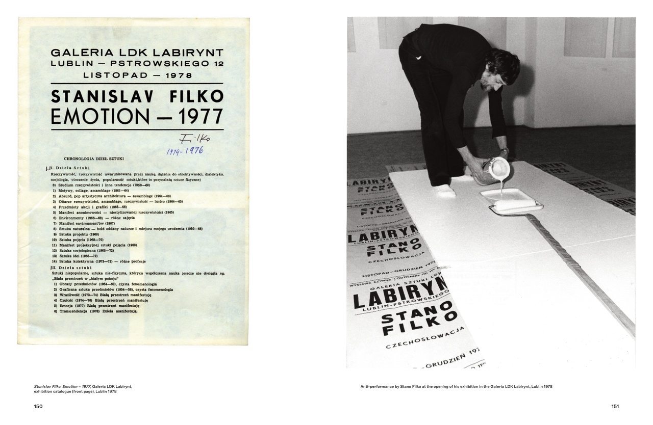 Stano Filko, „Emotion – 1977“, Galeria LDK Labirynt, Lublin, 1978