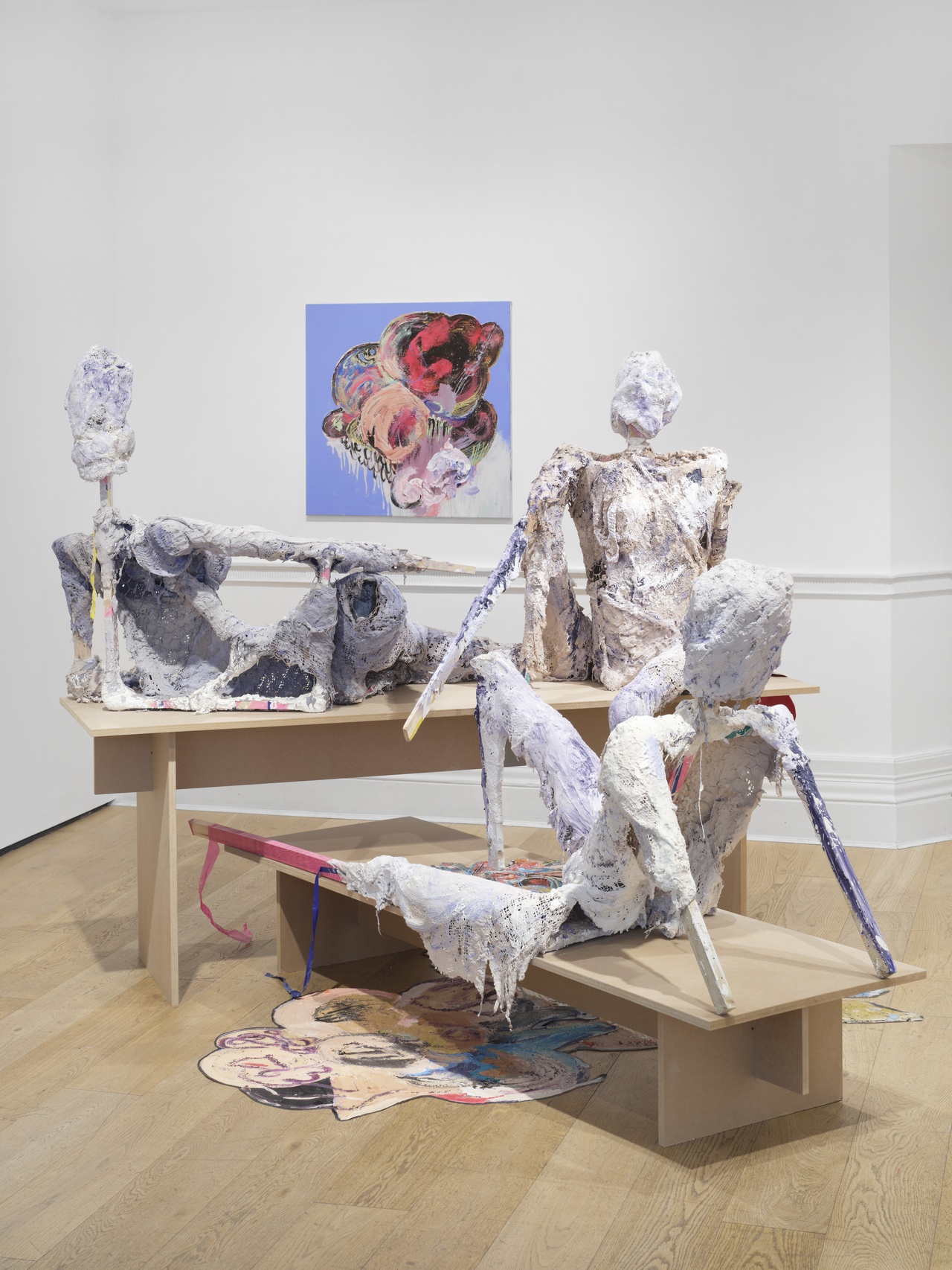 “Florence Peake: Enactment,” Richard Saltoun, London, 2023, installation view
