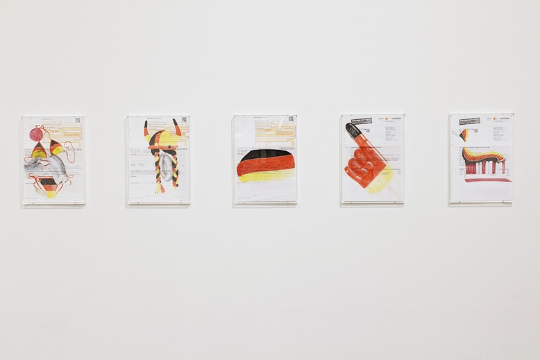 „Alex Wissel: Land der Ideen“, Galerie Conradi, Hamburg, 2020, Ausstellungsansicht