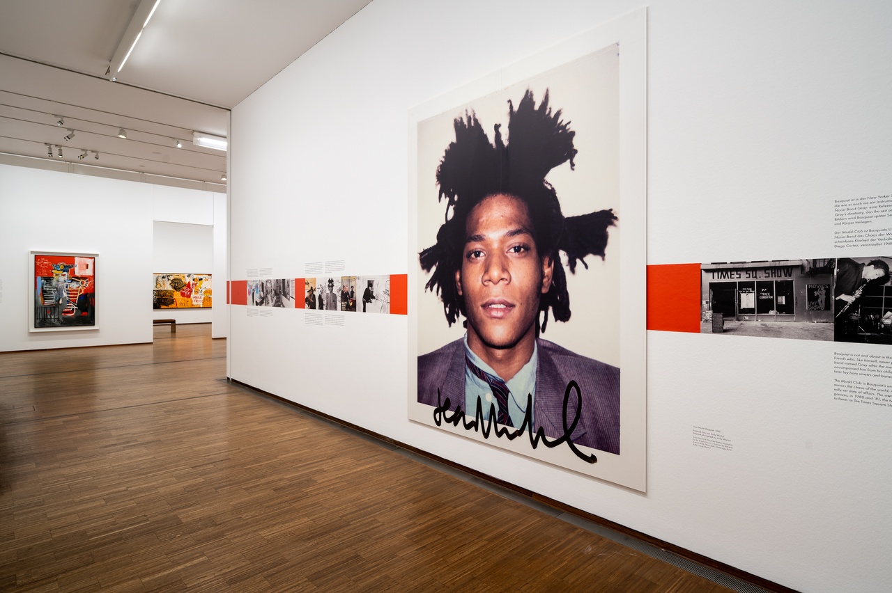 „Jean-Michel Basquiat: Of Symbols and Signs“, Albertina, Wien, 2022/23, Ausstellungsansicht