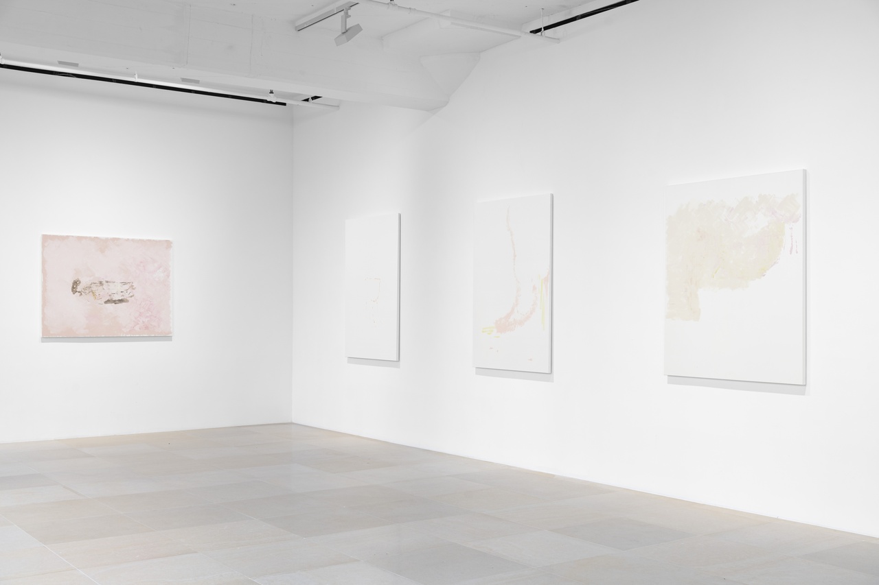 “Michael Krebber: New Work,” Greene Naftali, New York, 2021-22, installation view