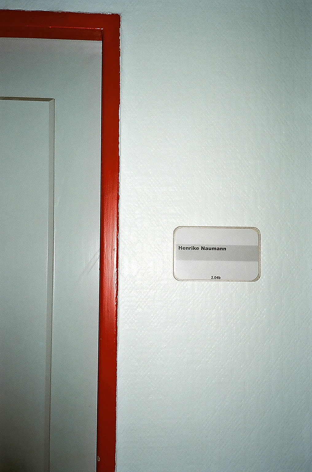 Outside Henrike Naumann’s studio, 2020