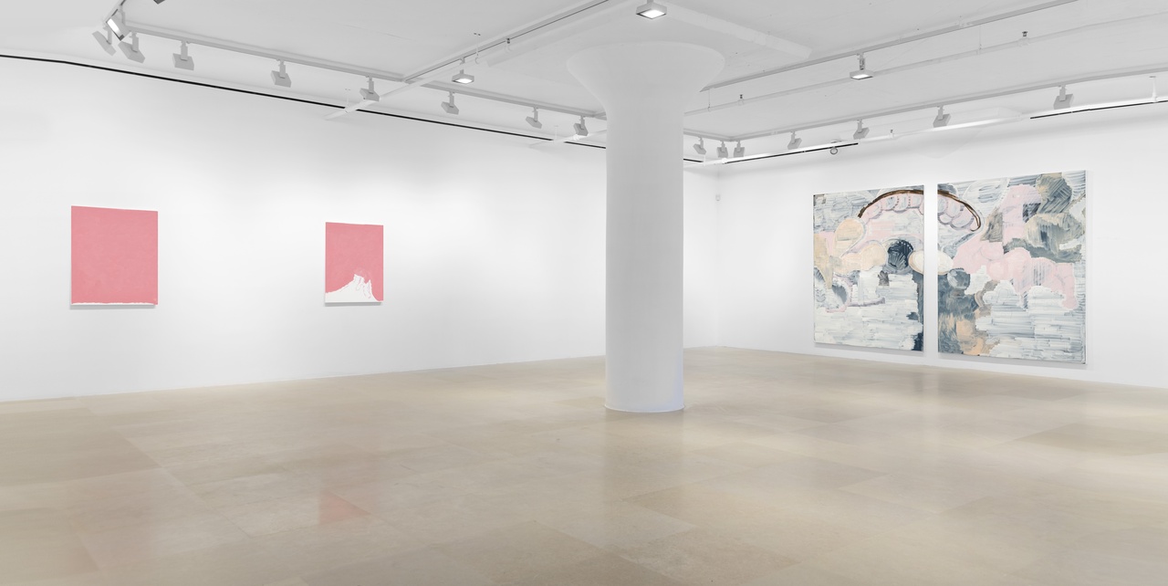 “Michael Krebber: New Work,” Greene Naftali, New York, 2021-22, installation view