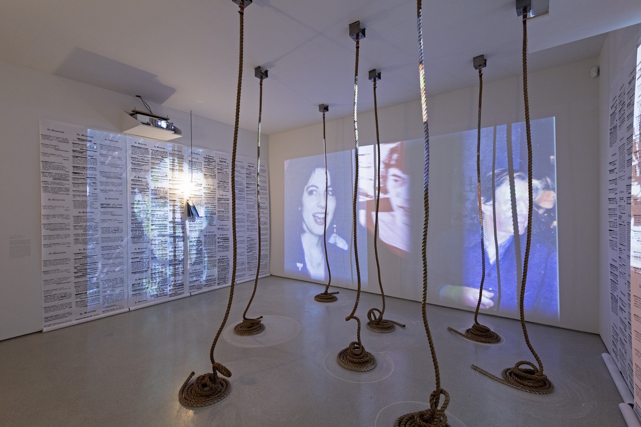 “Carolee Schneemann: Body Politics,” Barbican Art Gallery, London, 2022, installation view