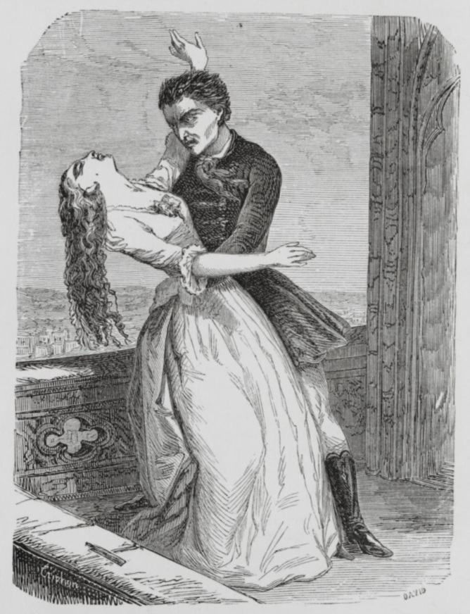 Illustration from E.T.A. Hoffmann, “Der Sandmann,” 1817