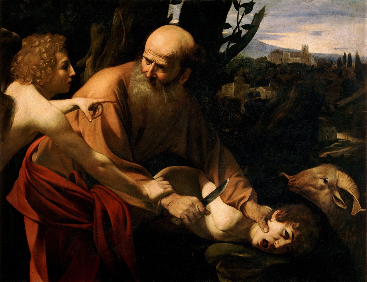 Michelangelo Merisi da Caravaggio, „Sacrificio di Isacco“, 1603