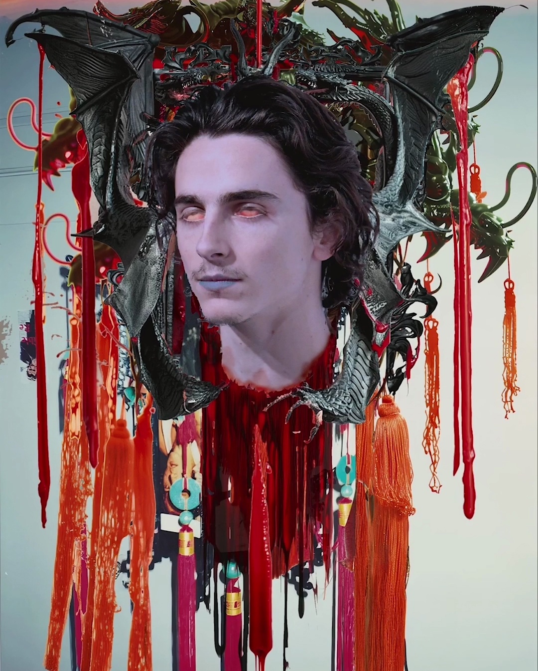 Richard Hawkins, “Blood Everywhere,” 2024