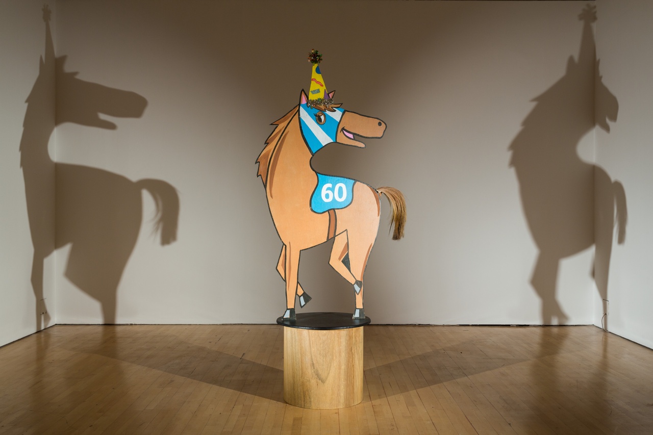 Lutz Bacher, “Horse / Shadow,” 2010