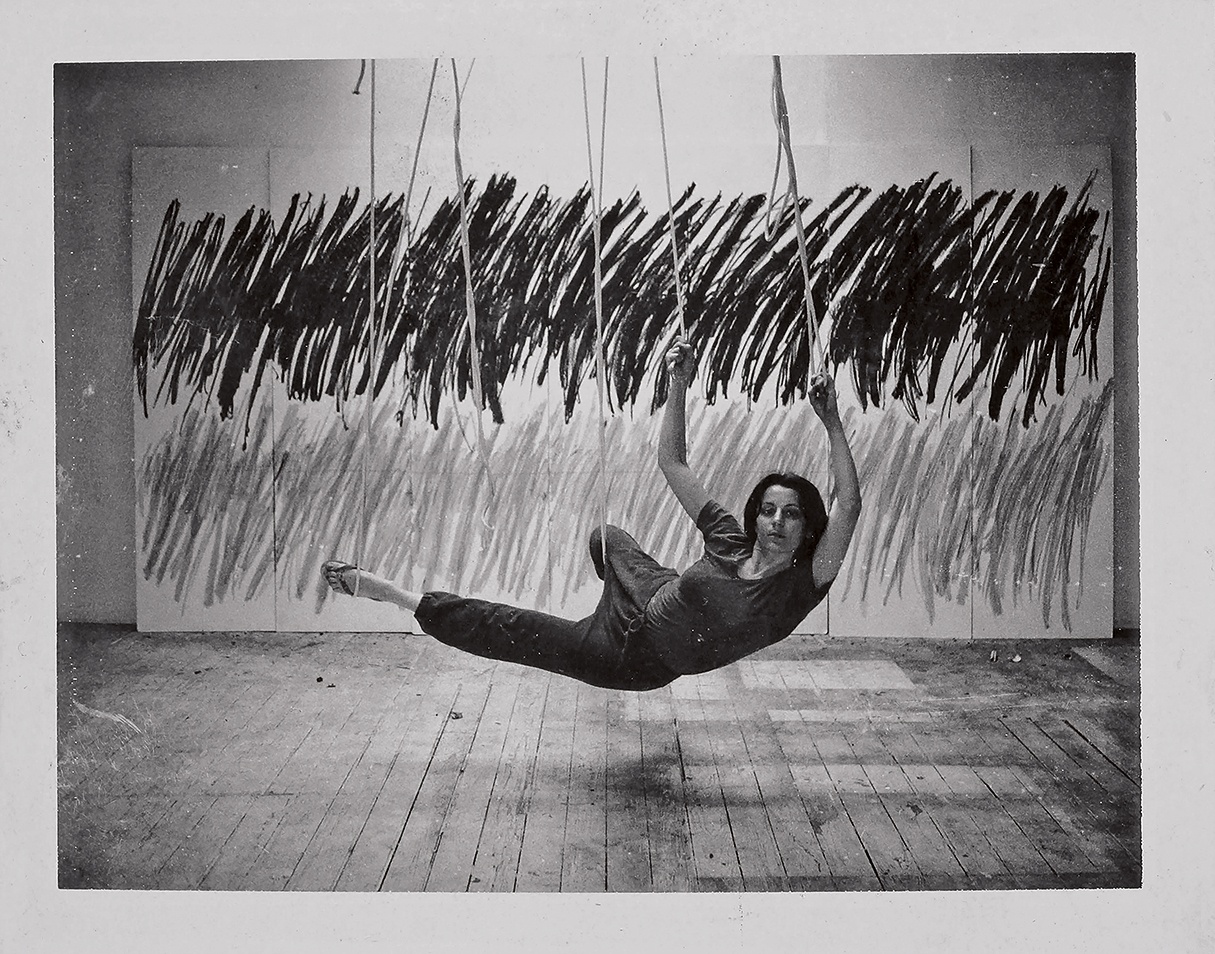 Rosemarie Castoro in New York, 1970, Selbstportrait