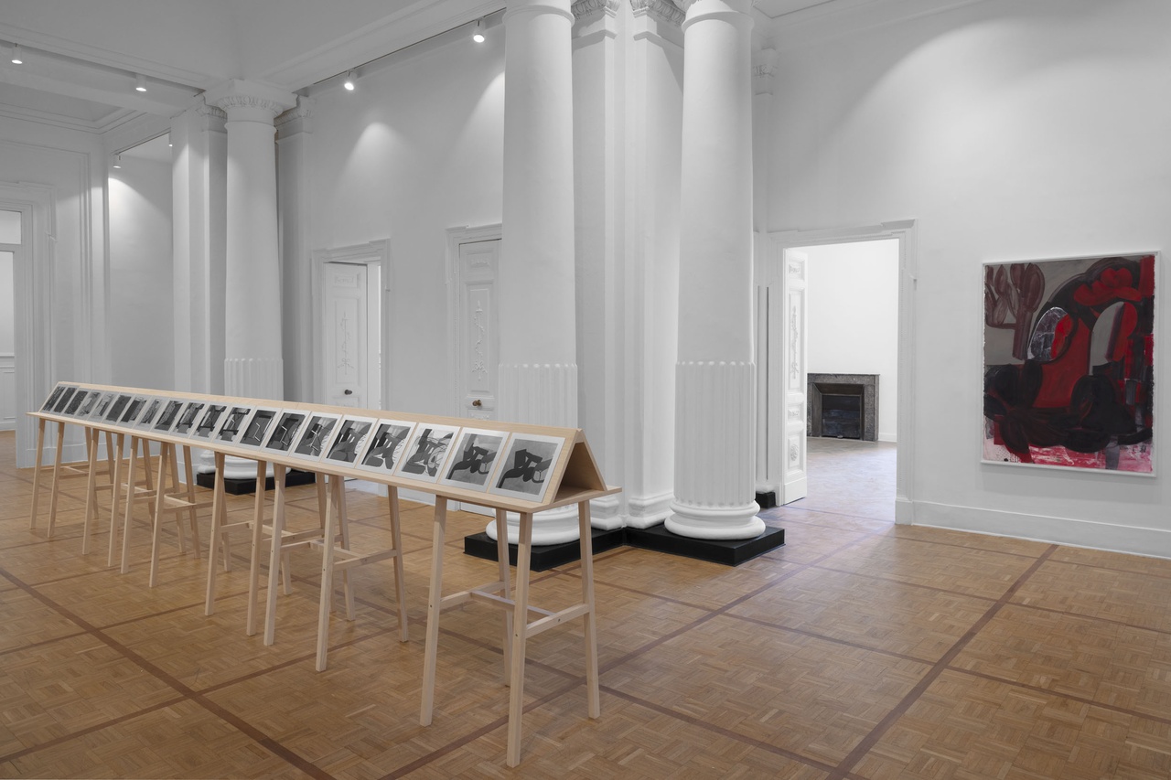 “Amy Sillman: Temporary Object,” Thomas Dane Gallery, Naples, 2023, installation view