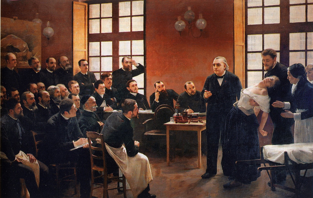 André Brouillet, “Une leçon du Dr. Charcot à la Salpétrière,” date unknown