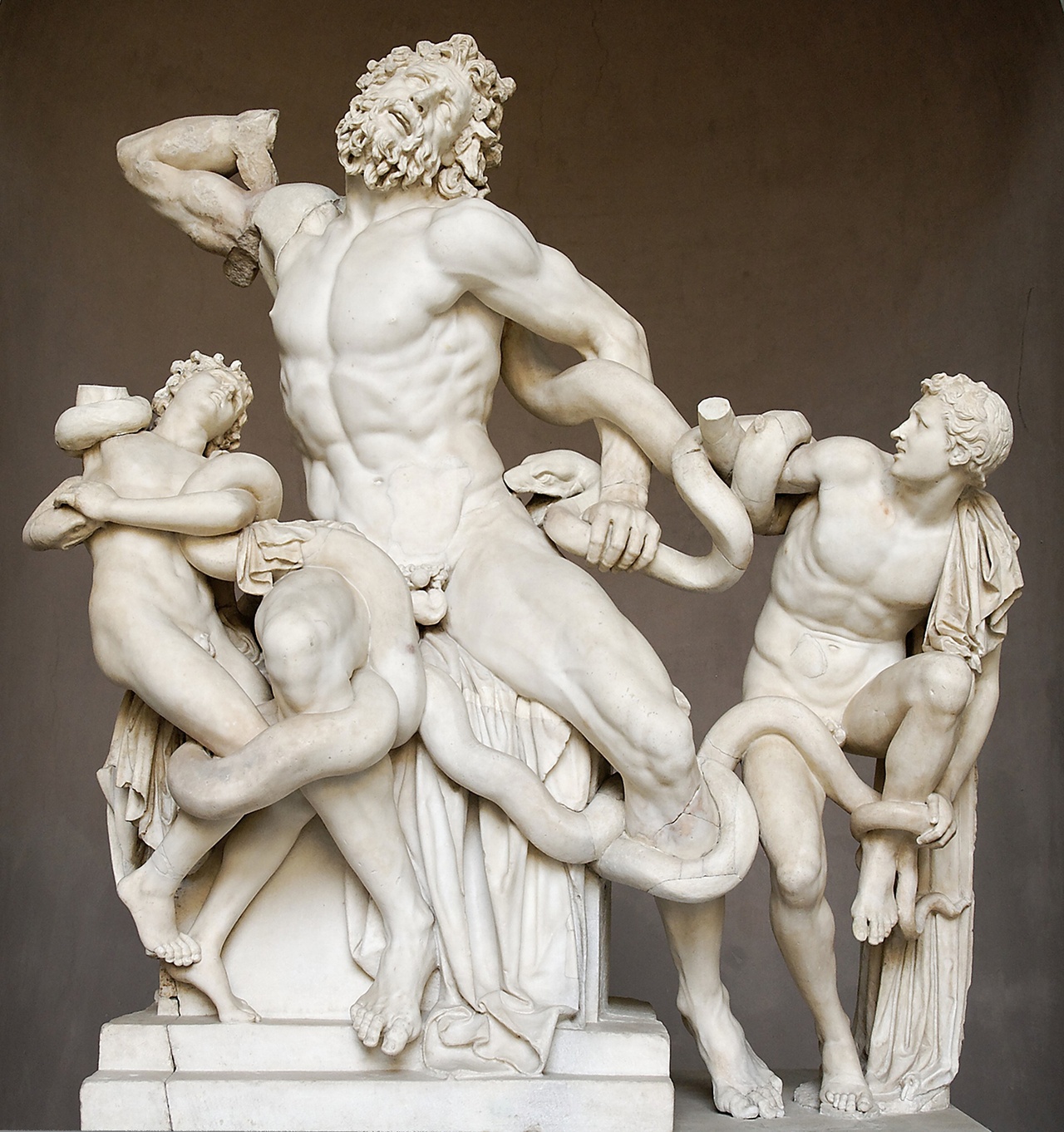 Athanadoros, Hagesandros, Polydoros of Rhodes, “Laocoön and His Sons,” ca. 27 BCE–CE 68