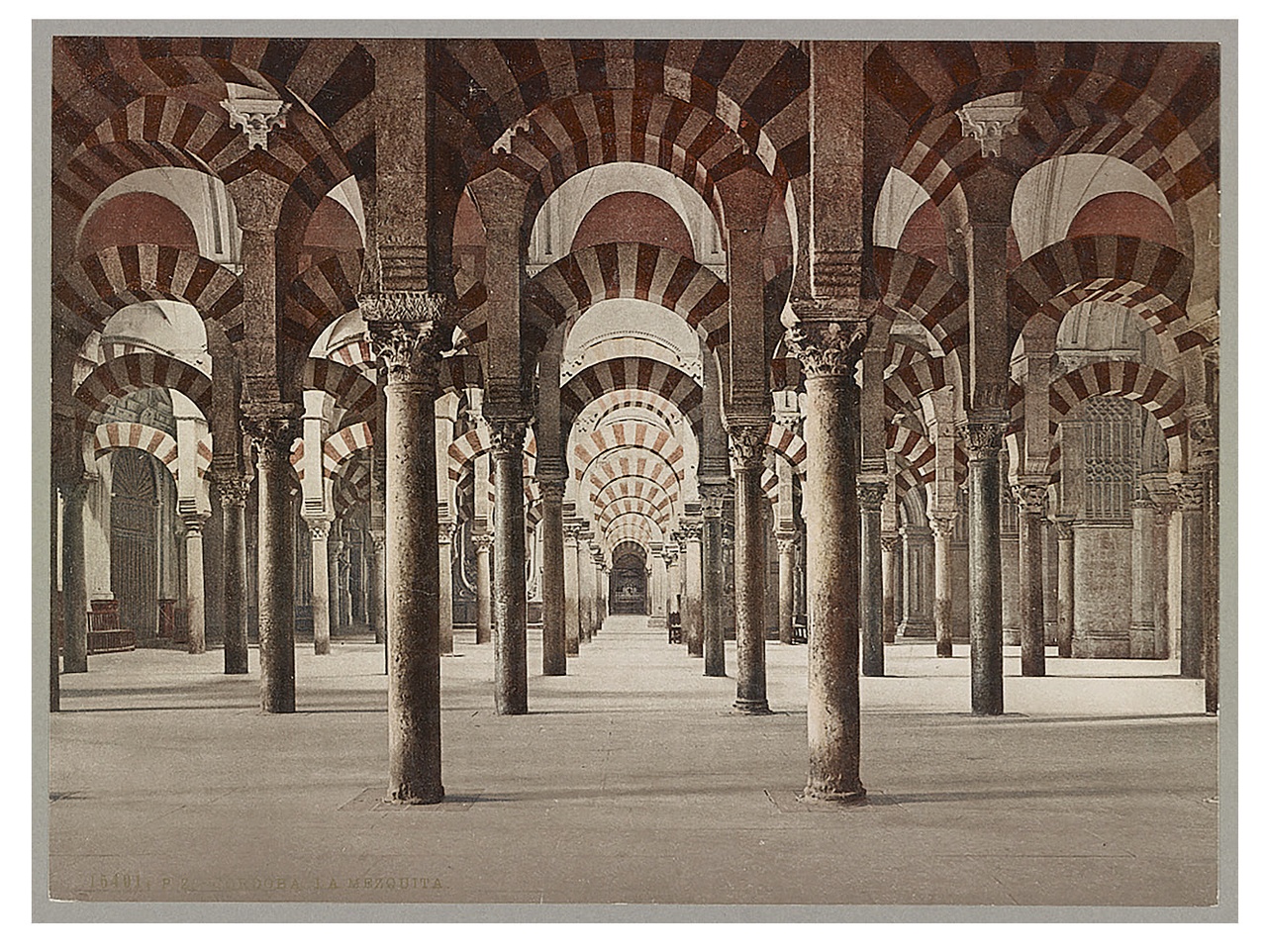 Prayer hall in the Mosque–­Cathedral of Córdoba, after 987