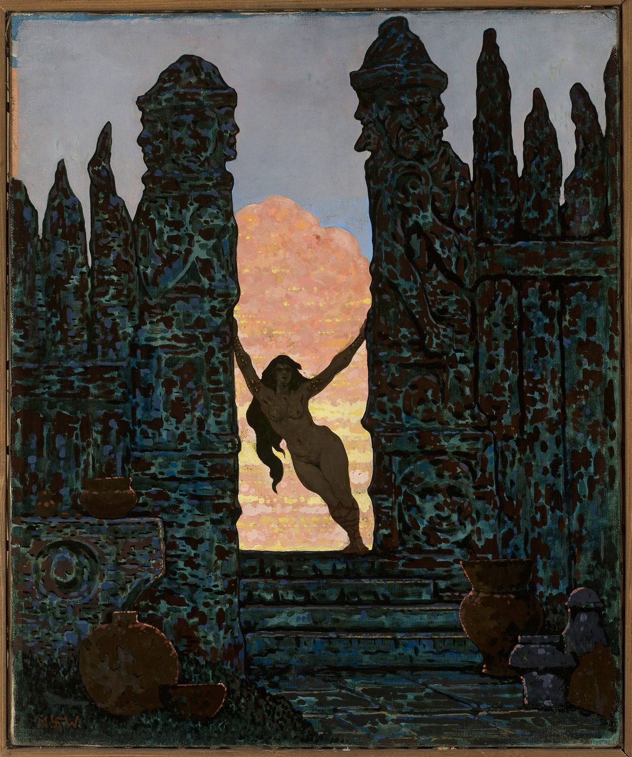 Marian Wawrzeniecki, “Holy Entrance to the Slavic Mystery Place,” 1920