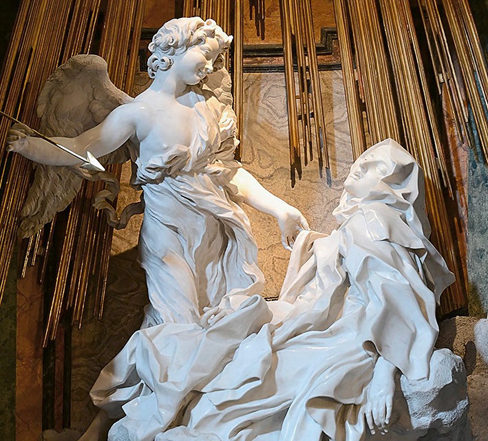 Gian Lorenzo Bernini, „The Ecstasy of Saint Teresa / Die Verzückung der heiligen Teresa“, 1645–52