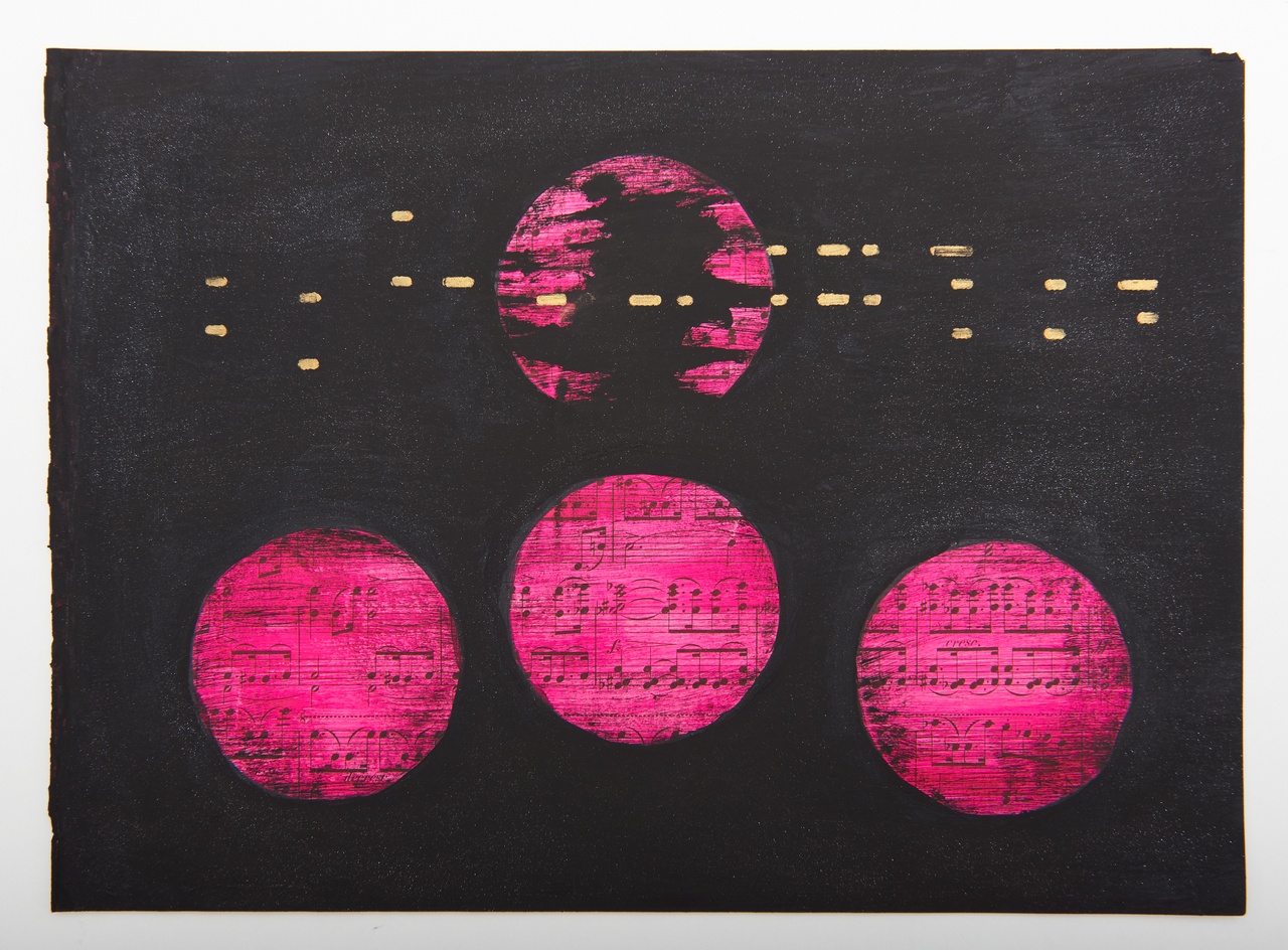 Satch Hoyt, “Black N Pink,” 2023