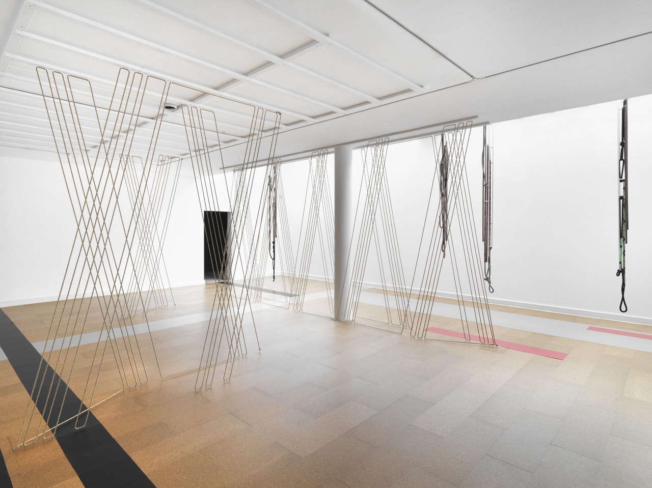 Leonor Antunes “discrepancies with MM,” 2026 and “Marlow and Lygia #1–#6,” 2026
