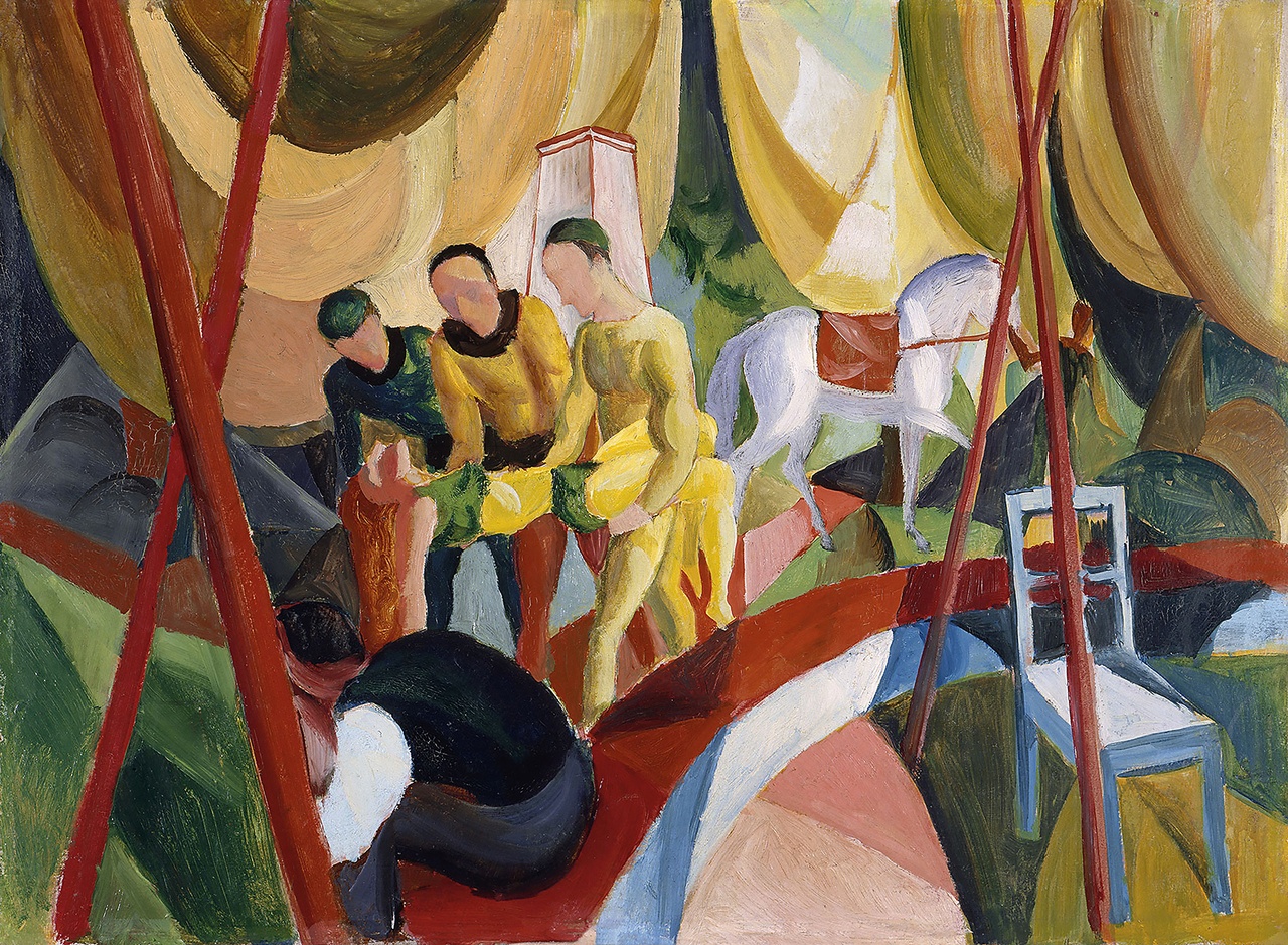 August Macke, „Zirkus“ / “Circus,” 1913