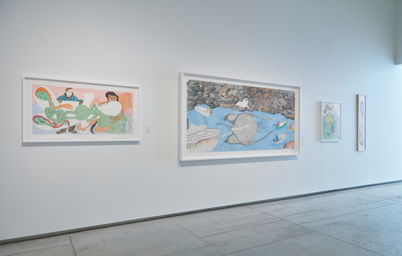 “Shuvinai Ashoona: Beyond the Visible,” Art Gallery of Ontario, Toronto, 2021 installation view