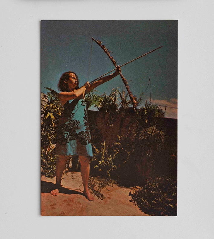 Anna Bella Geiger, “Brasil Nativo,” 1976-77 (detail)