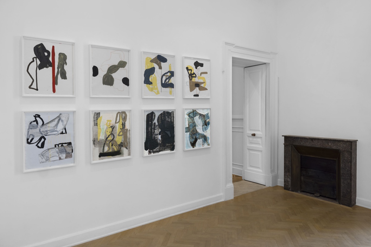 “Amy Sillman: Temporary Object,” Thomas Dane Gallery, Naples, 2023, installation view