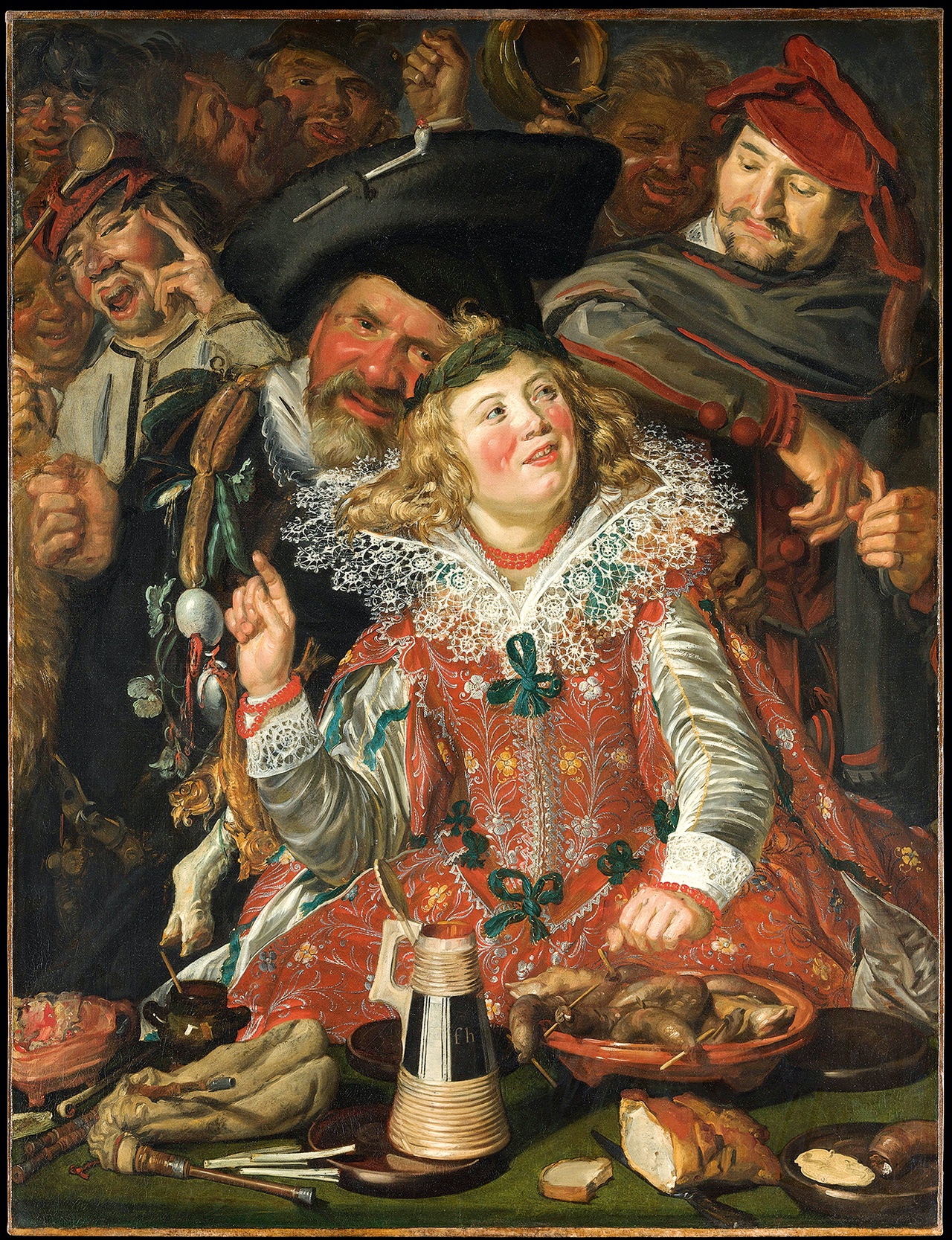 Frans Hals, „Merrymakers at Shrovetide“, 1616–17