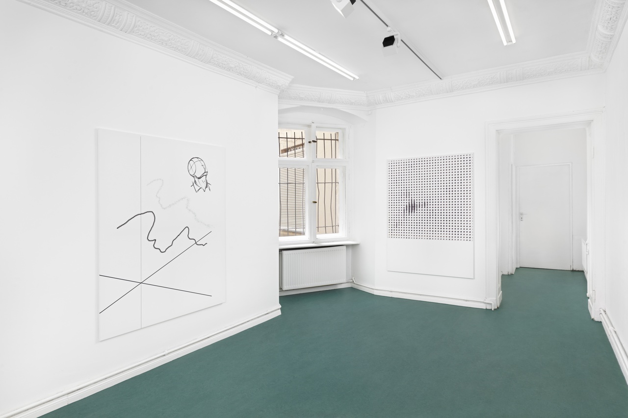 „Taslima Ahmed: Reconstructor Paintings“, Galerie Noah Klink, Berlin, 2022, Ausstellungsansicht