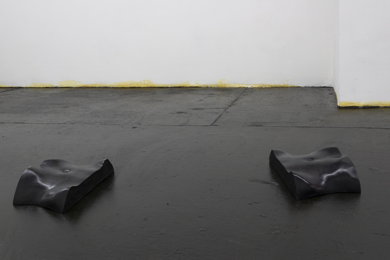 “Lydia Ourahmane: low relief,“ Bodega, New York, 2019, installation view