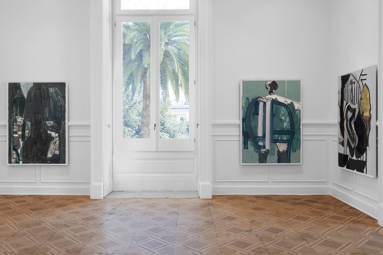 “Amy Sillman: Temporary Object,” Thomas Dane Gallery, Naples, 2023, installation view