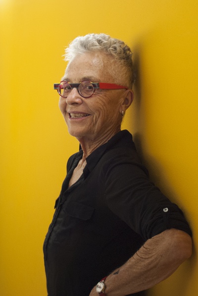 Barbara Hammer (1939-2019), photo by Hannah Ensor