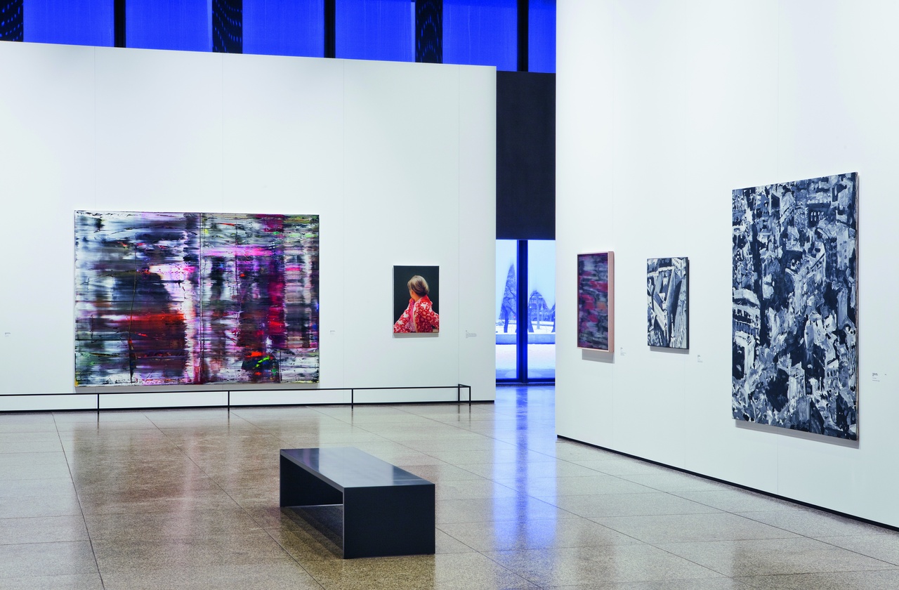 „Gerhard Richter. Panorama“, Neue Nationalgalerie, Berlin, 2012, Ausstellungsansicht