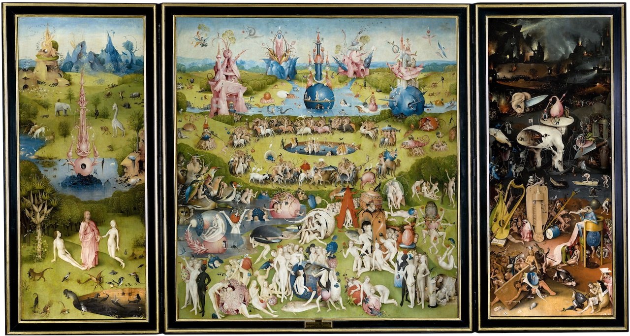 Hieronymus Bosch, “The Garden of Earthly Delights,” 1490–1510