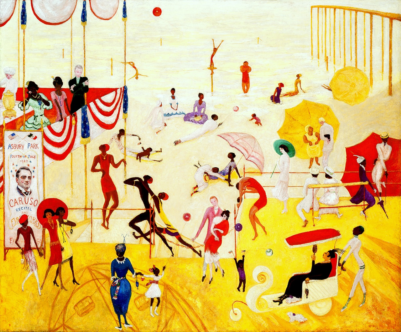 Florine Stettheimer, “Ashbury Park South,” 1920