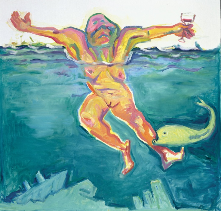 Maria Lassnig, „Die Lebensqualität“, 2001