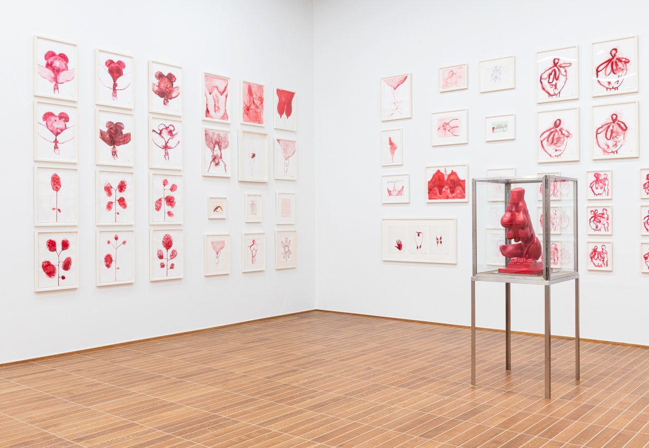 “Louise Bourgeois x Jenny Holzer,” Kunstmuseum Basel, 2022, exhibition view