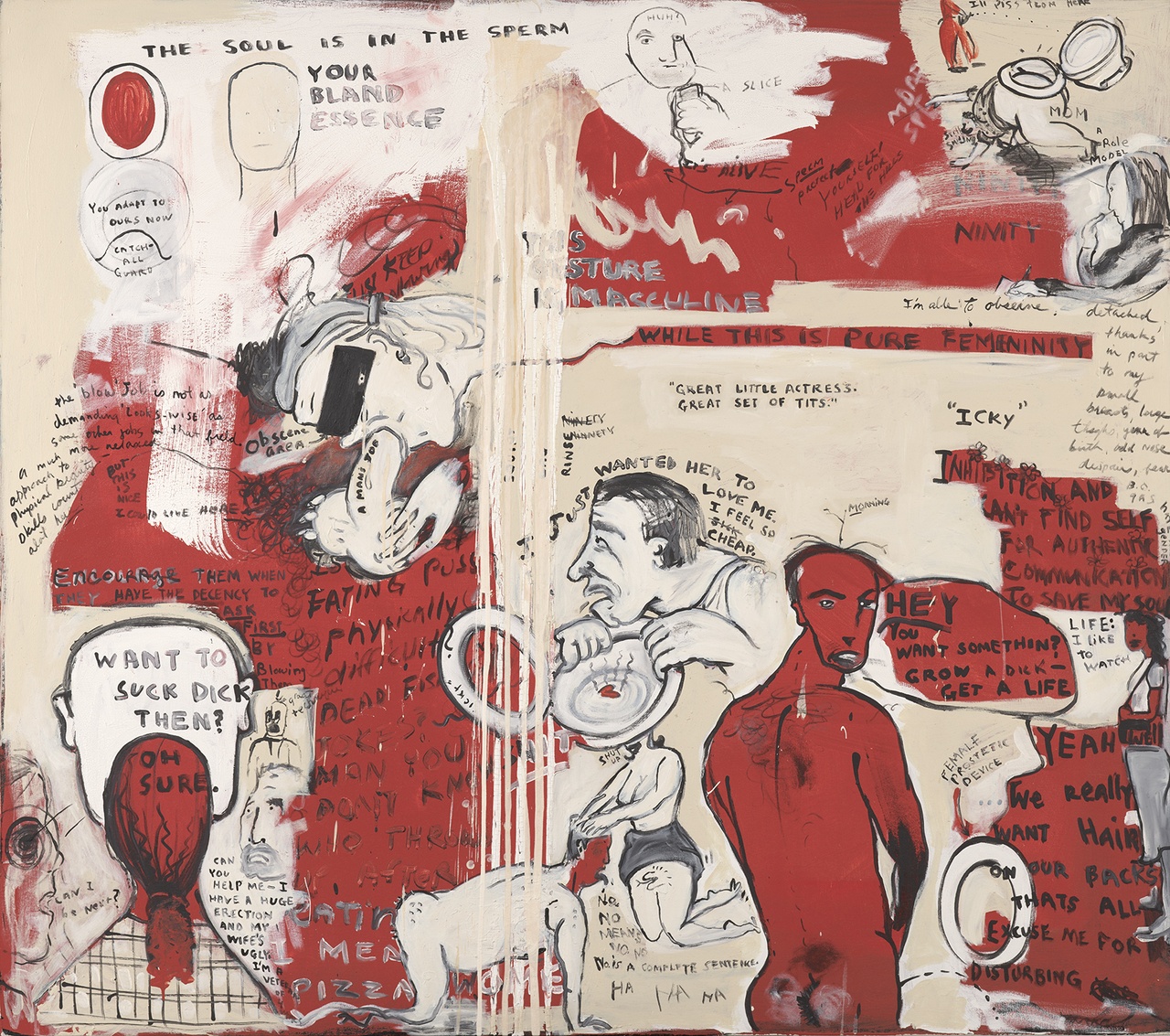 Sue Williams, „Your Bland Essence”, 1992