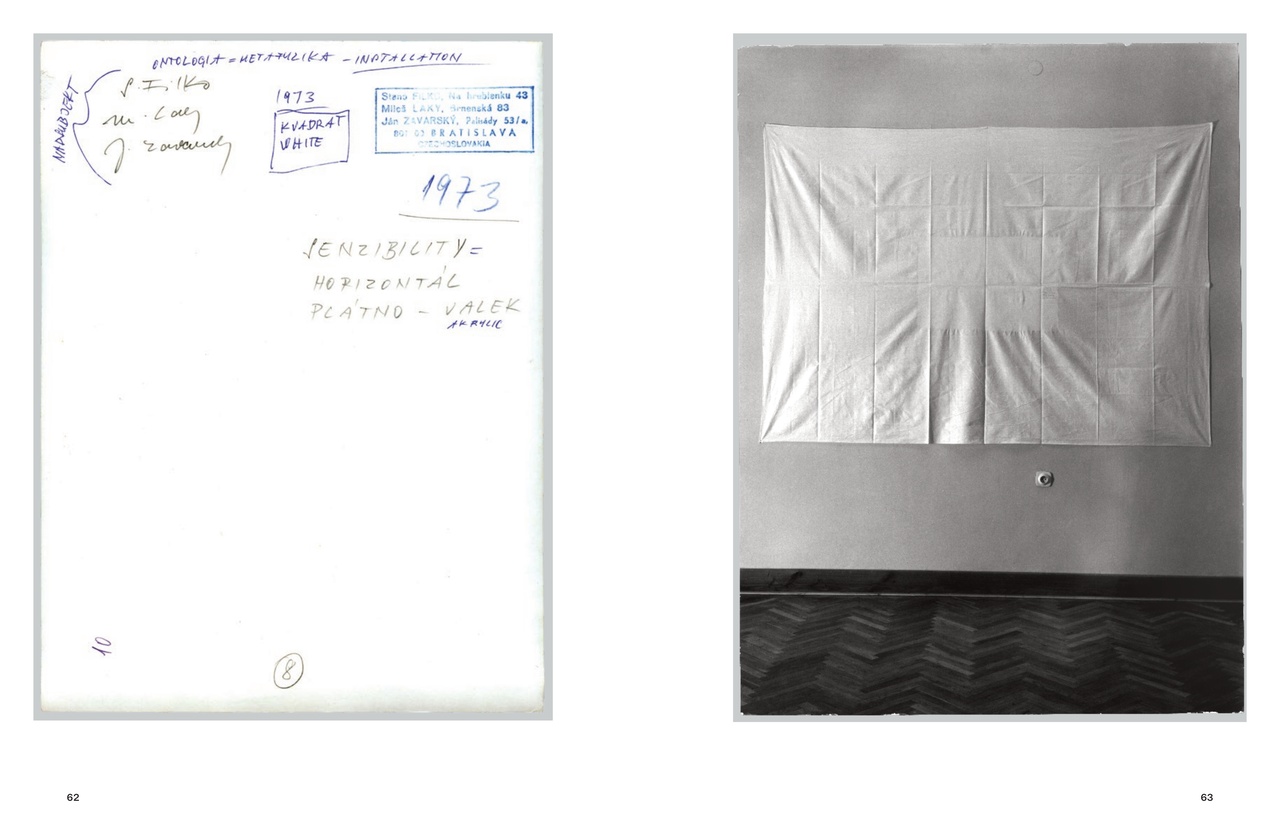 Stano Filko, Miloš Laky, Ján Zavarský, „White Space in White Space / Biely priestor v bielom priestore“, Haus der Künste, Brno, 1974
