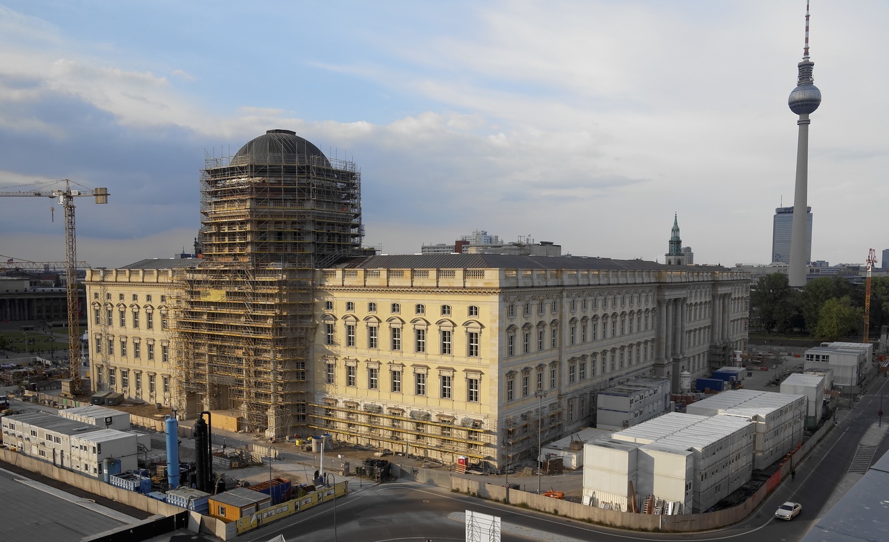 West- und Südfassade des Humboldt-Forums Berlin / West and South Facade of the Humboldt-Forum Berlin, 2019