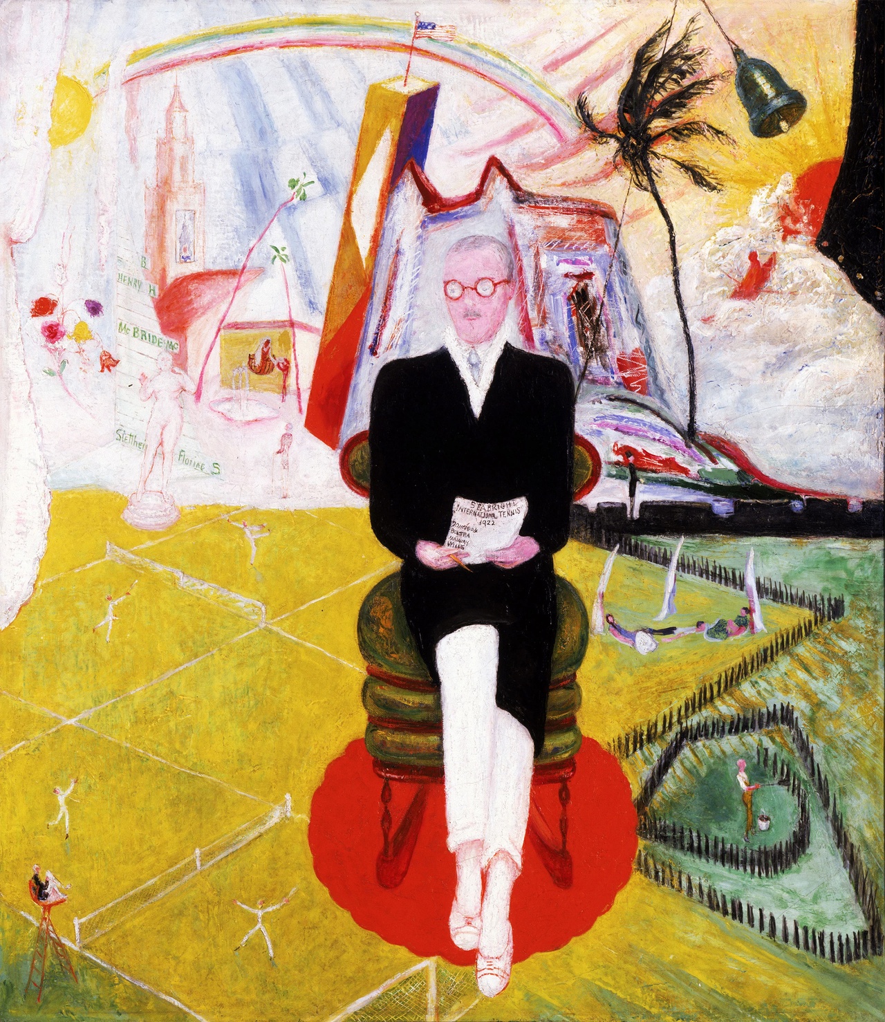 Florine Stettheimer, “Henry McBride, Art Critic,” 1922